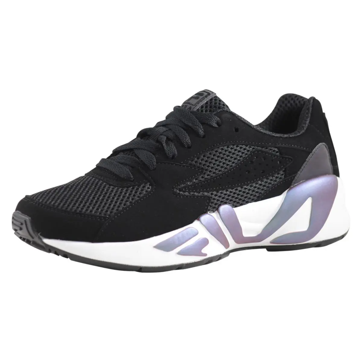 Fila Men`s Mindblower Phase Shift Black/phase Shift/white Sneakers Shoes