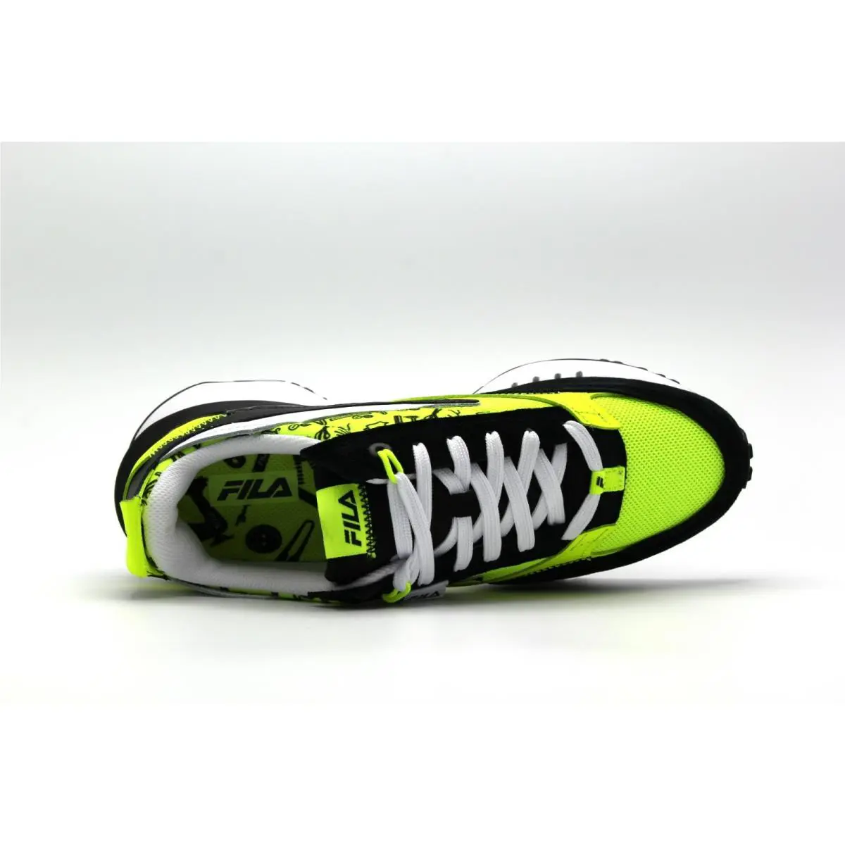 Fila shoes - FILA RENNO N GENERATION - RENNO GENERATION - Black AND LIME GREEN 11