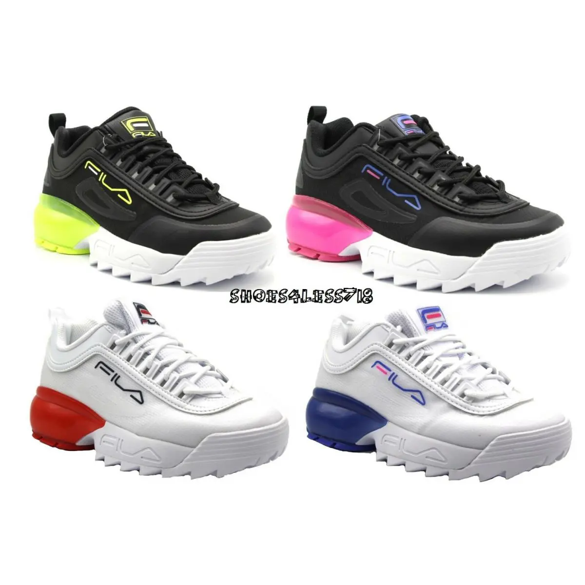 Fila shoes - Pink, Blue, Red, Lime green, Manufacturer: RED 11
