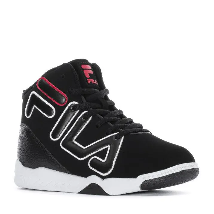 Fila shoes - Black/White/Red 2