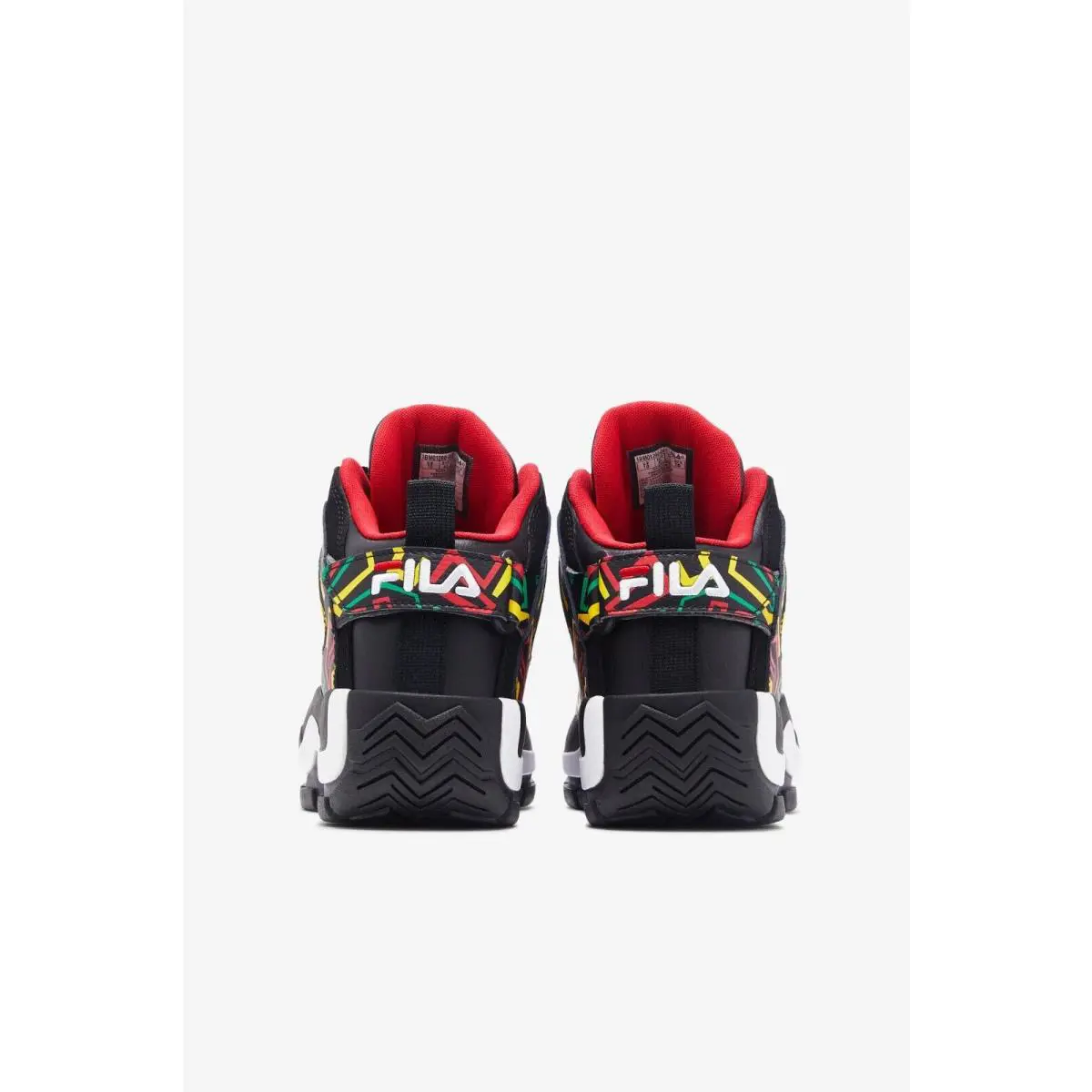 Fila shoes - FILA GRANT HILL 2 - GRANT HILL - 1BM01260-041 - BLACK / JELLY BEAN / LEMON 4