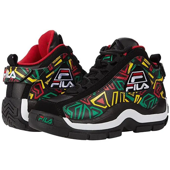 Fila shoes - FILA GRANT HILL 2 - GRANT HILL - 1BM01260-041 - BLACK / JELLY BEAN / LEMON 11