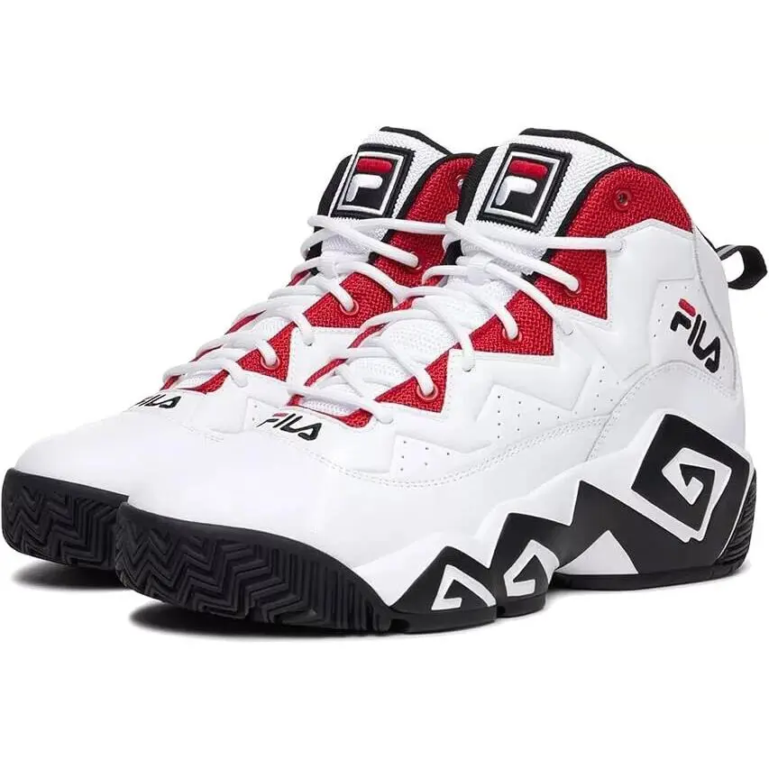 Fila shoes - FILA MB - 1BM02106-113 - White/Black/Red 4