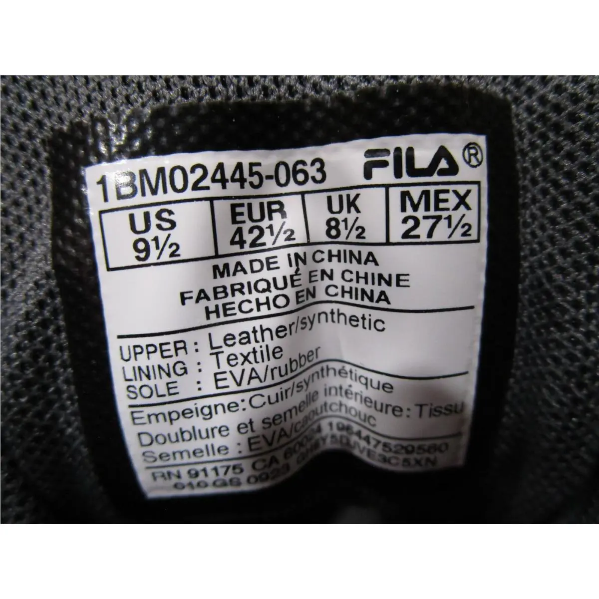 Fila shoes - FILA MB - 1BM02445-063 - ULTIMATE GRAY/ CASTLEROCK / WHITE 6