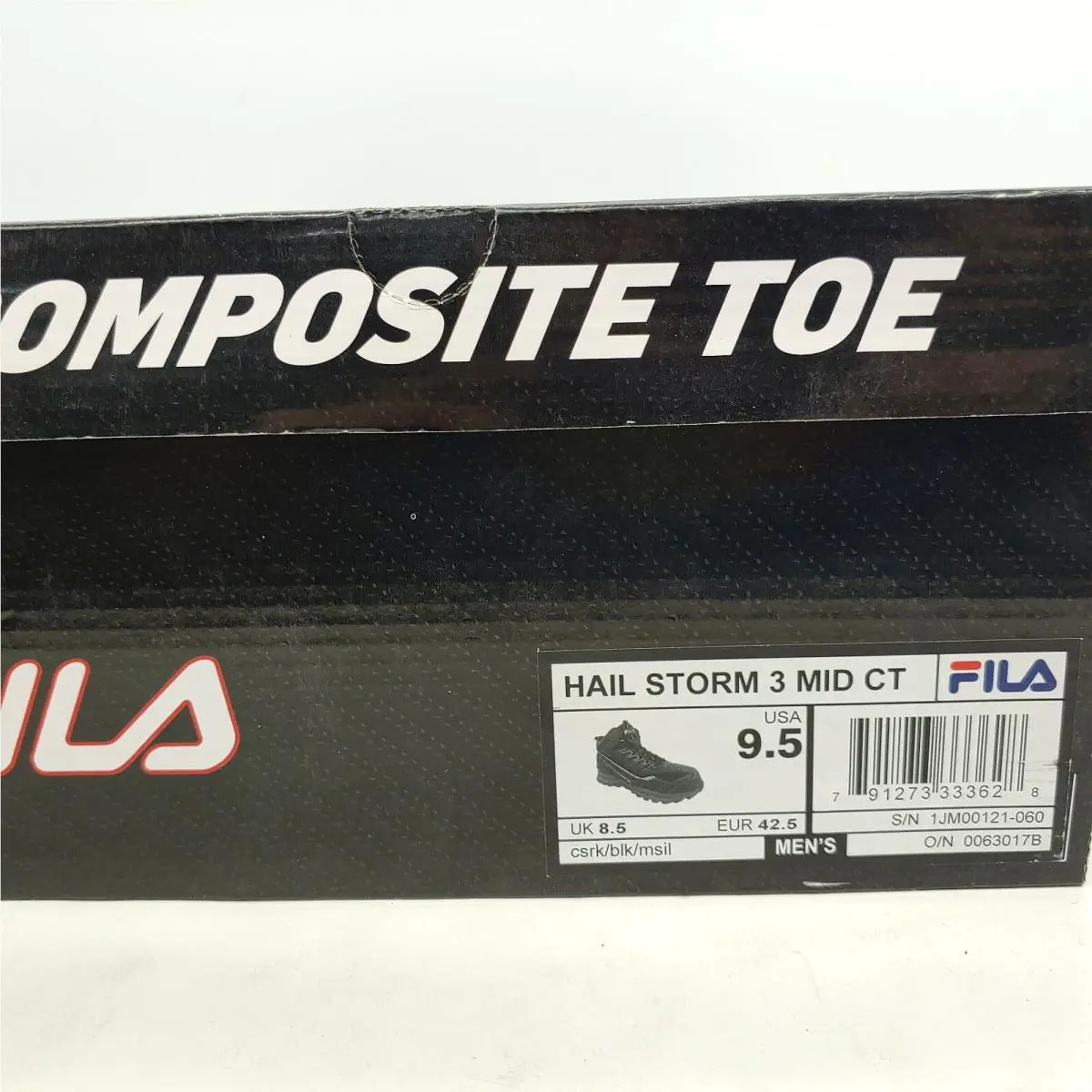 Fila shoes - FILA Hail Storm 3 - Hail Storm - 1JM00121-060 - Black (UPC: 791273333611) 9