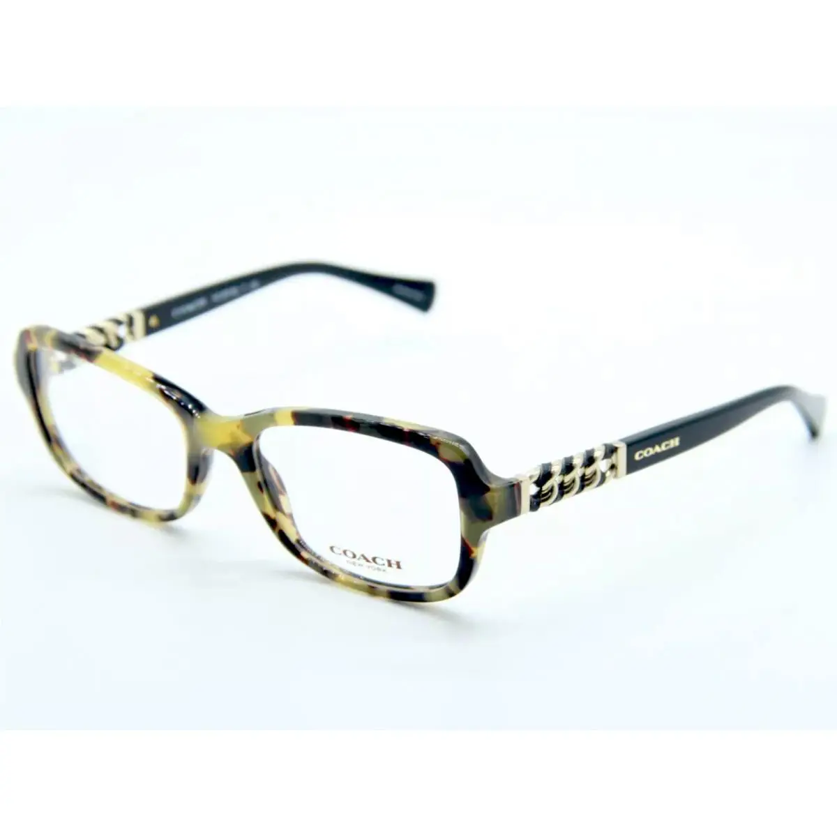 Coach HC 6075Q 5324 Tortoise Black Eyeglasses RX 52-18-135