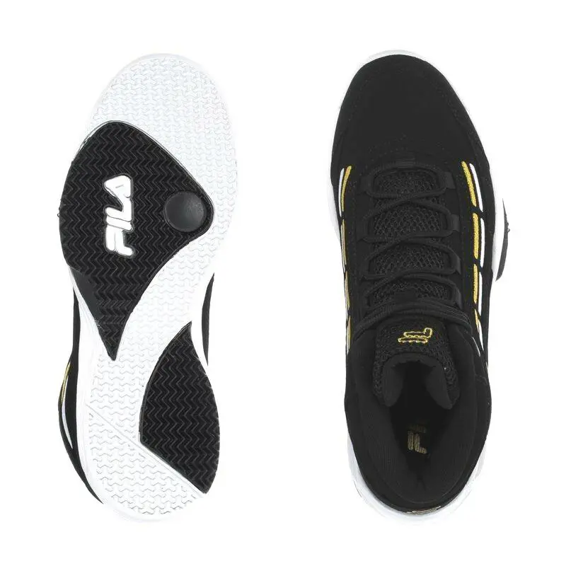 Fila shoes - Black/Metallic Gold/White 3