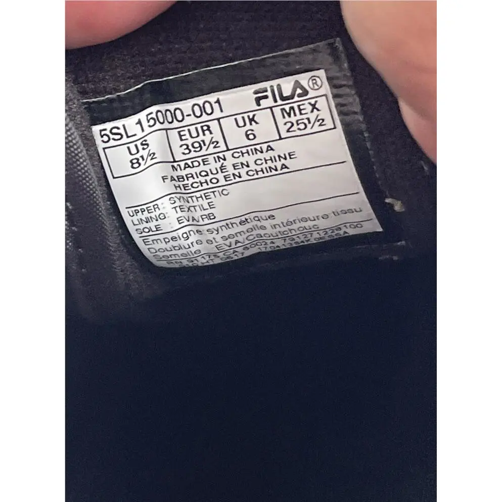 Fila shoes - Fila Cool Max - Cool Max - 4199331 - Black (UPC: 0791271228100) 6