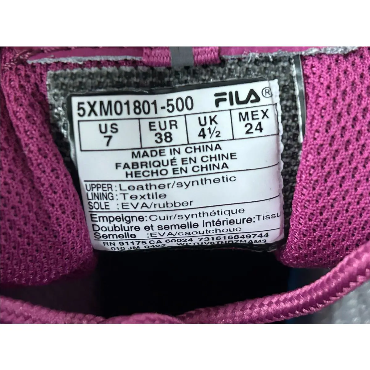 Fila shoes - FILA Disruptor II - Disruptor - 5XM01801-500 - Pink (UPC: 633641458369) 6