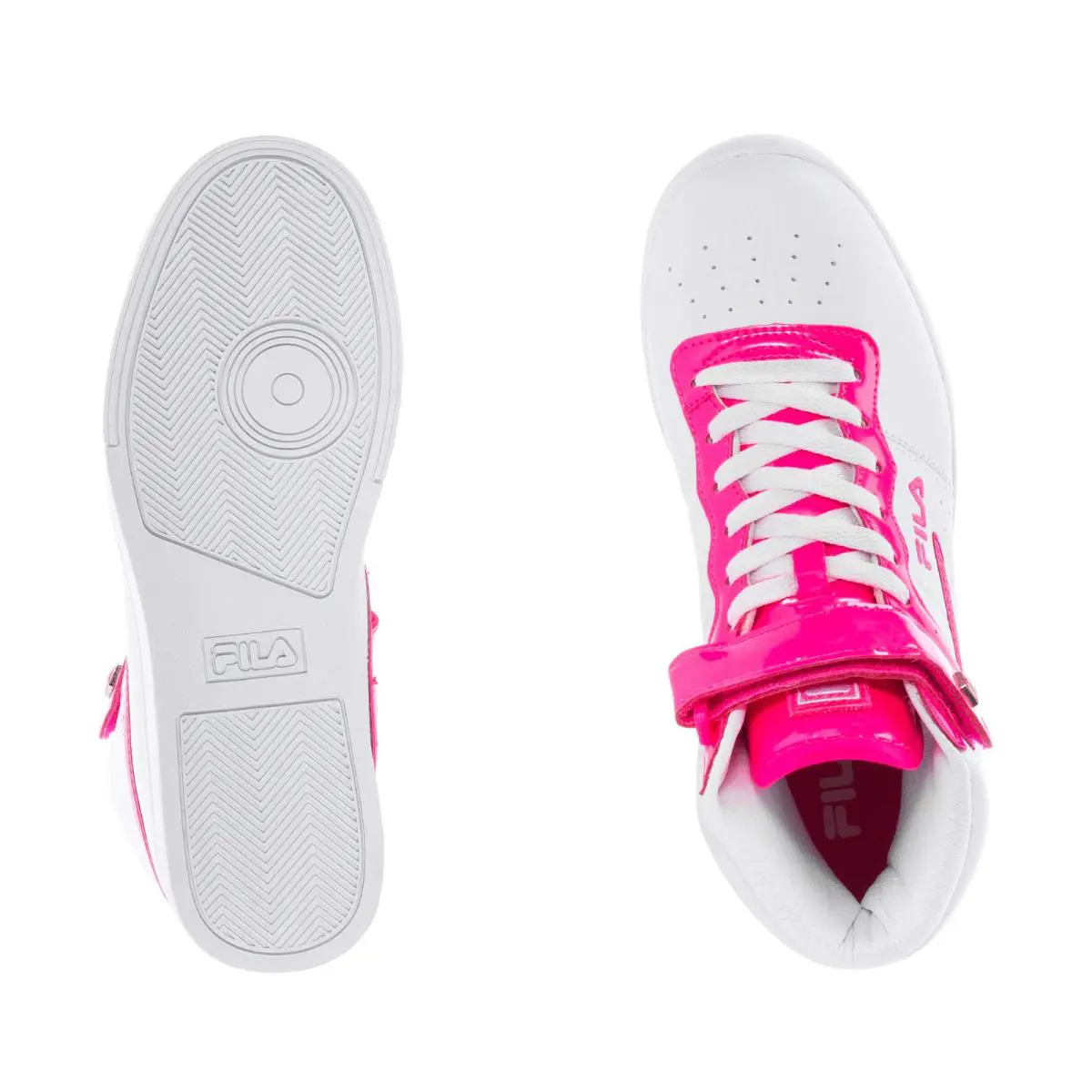 Fila shoes - White/Knockout Pink/Knockout Pink 3