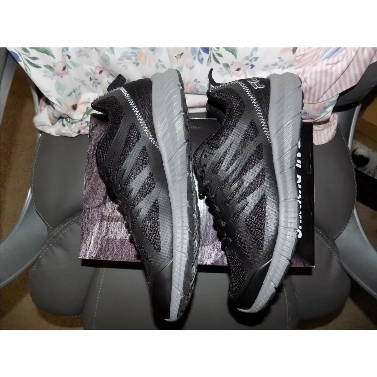 Fila shoes - Black/Dark Silver/Metallic Silver (UPC: 607949757684) 1