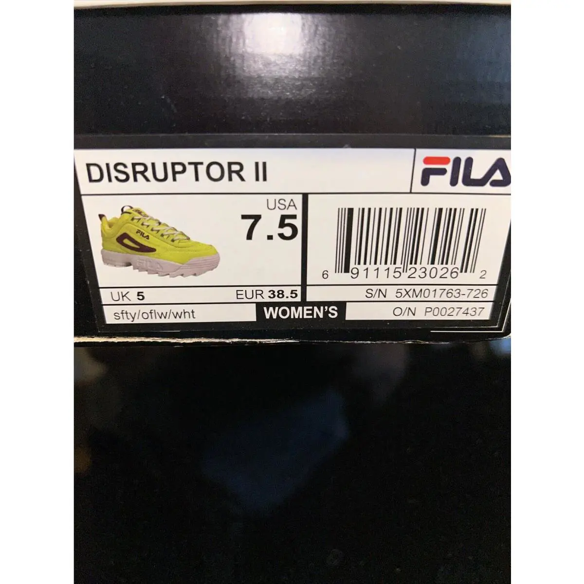 Fila shoes - FILA Disruptor II - Disruptor - Yellow 9