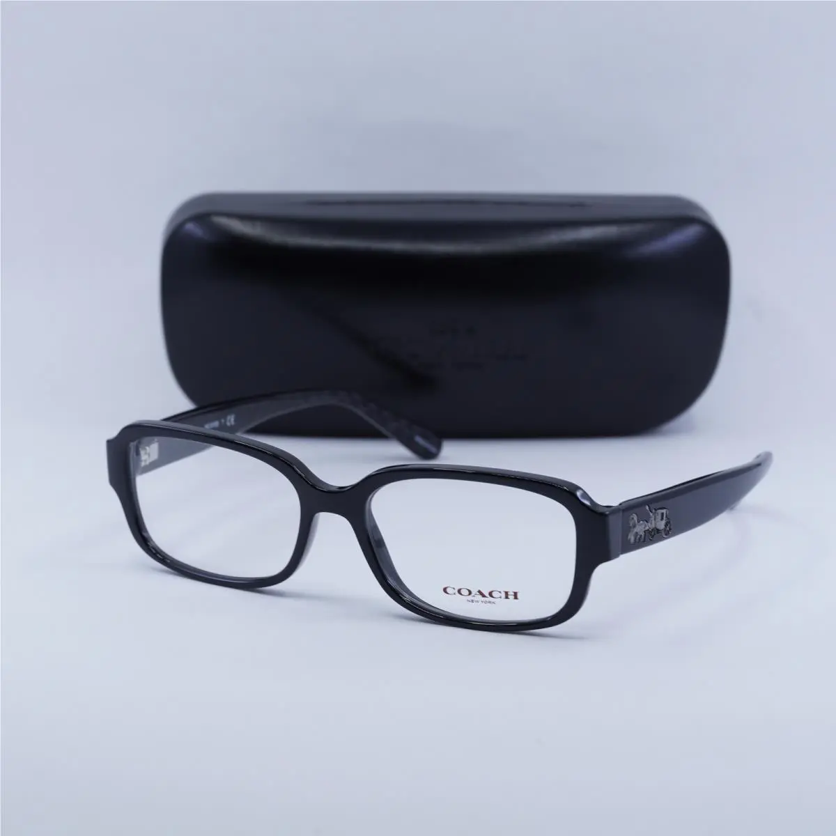 HC6105 5420 Black/black Gunmetal 51mm Eyeglasses by Coach