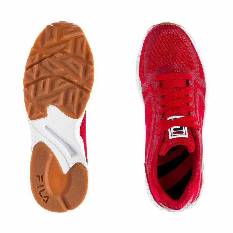 Fila shoes - Red/White/Gum 3