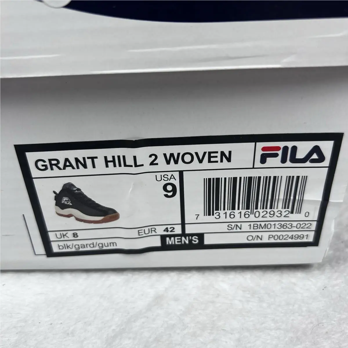Fila shoes - Fila Grant Hill 2 - Grant Hill - 1BM01741-022 - Black (UPC: 0731616029320) 8