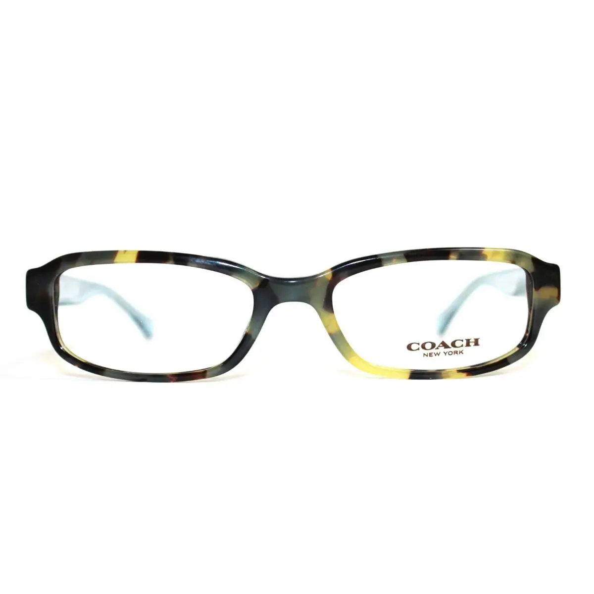 Coach HC6083 5357 Tortoise Crystal Blue Eyeglasses 50-17-135