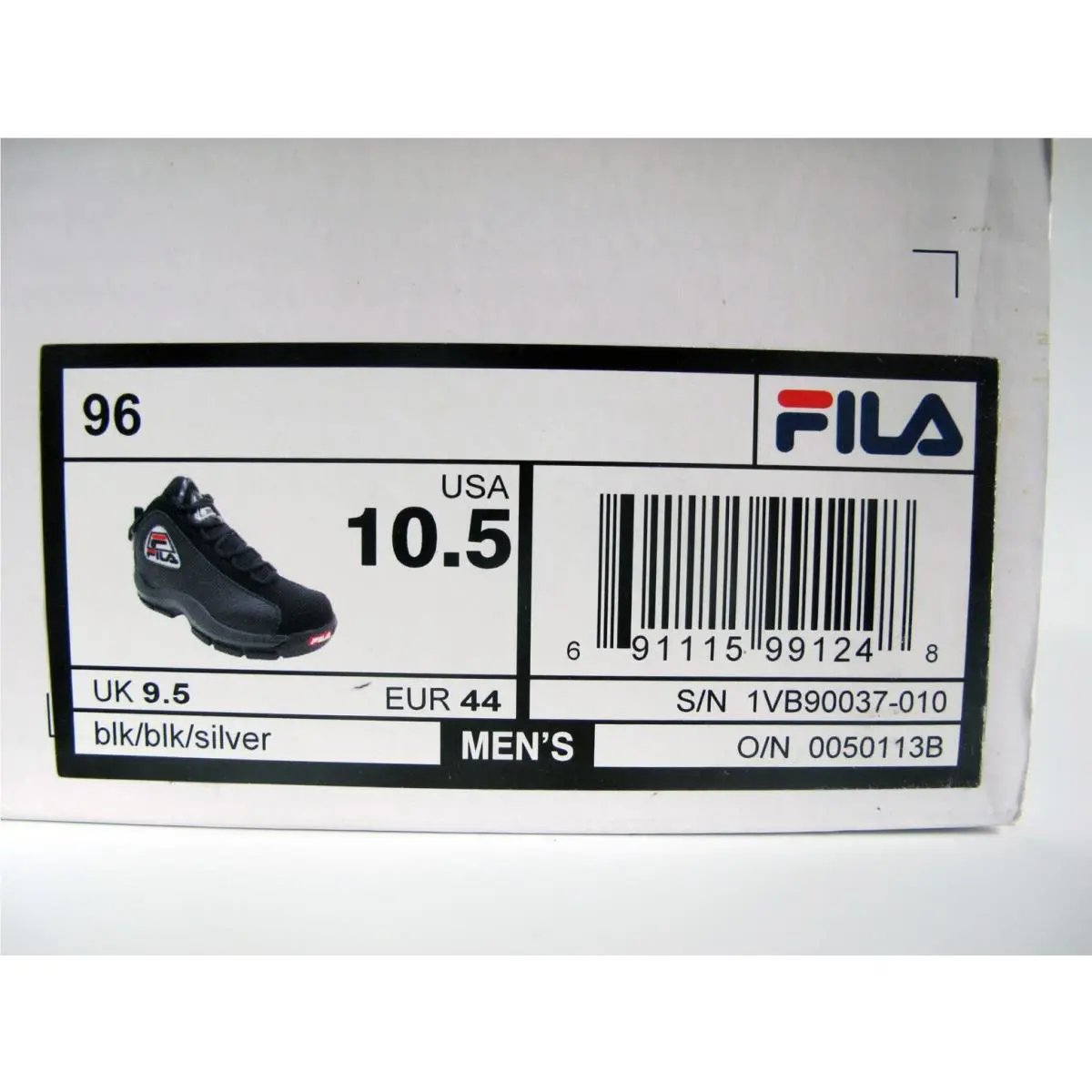Fila shoes - FILA 96 - 1VB90037-010 - Black 12