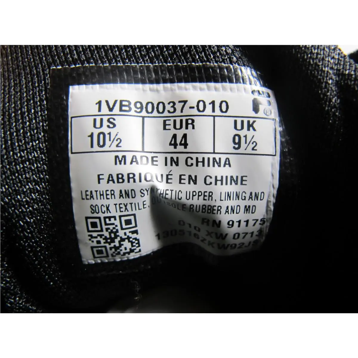 Fila shoes - FILA 96 - 1VB90037-010 - Black 9