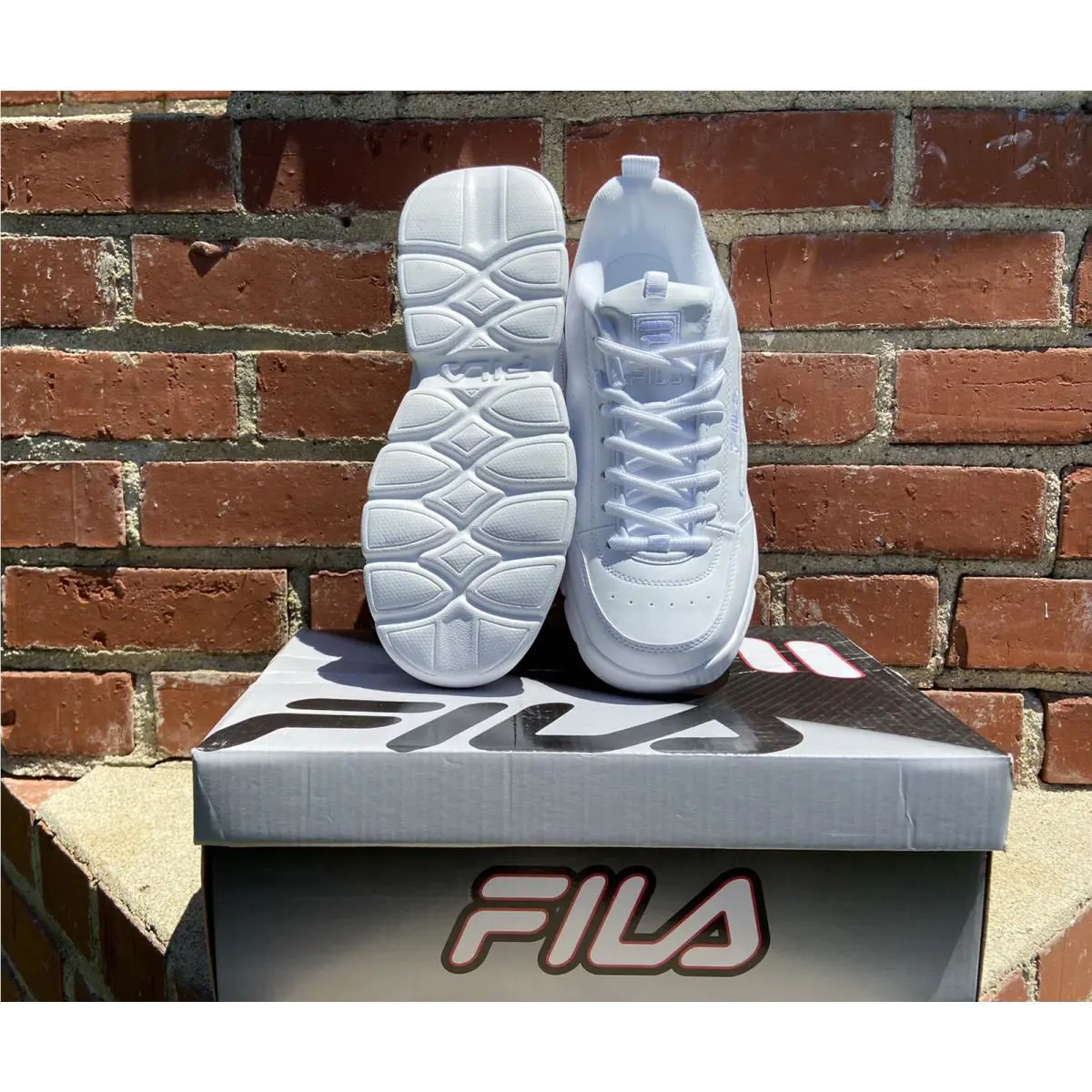 Fila shoes - FIla Disruptor SE - Disruptor - 1SX60022-100 - White (UPC: 791272918147) 8