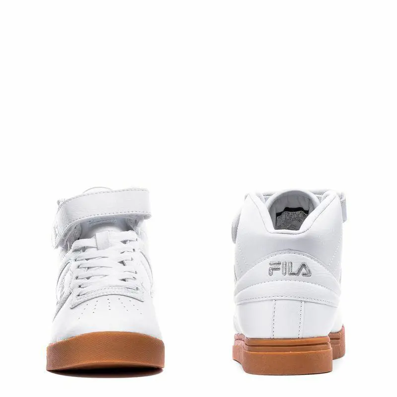 Fila shoes - White/Gum - VELCRO 2
