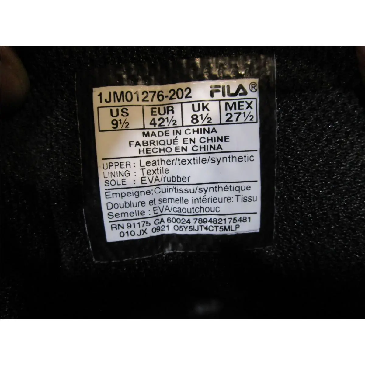 Fila shoes - FILA Oakmont Tr - Oakmont - 1JM01276-202 - Tawny Port/Black/Glacier Gray 4