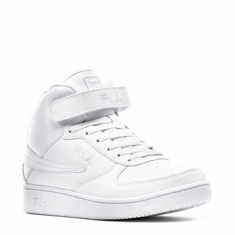 Fila A-high Lace-up Athletic Trainers Sport Sneakers Men Shoes White Size 7 - White - 1CM00540-100