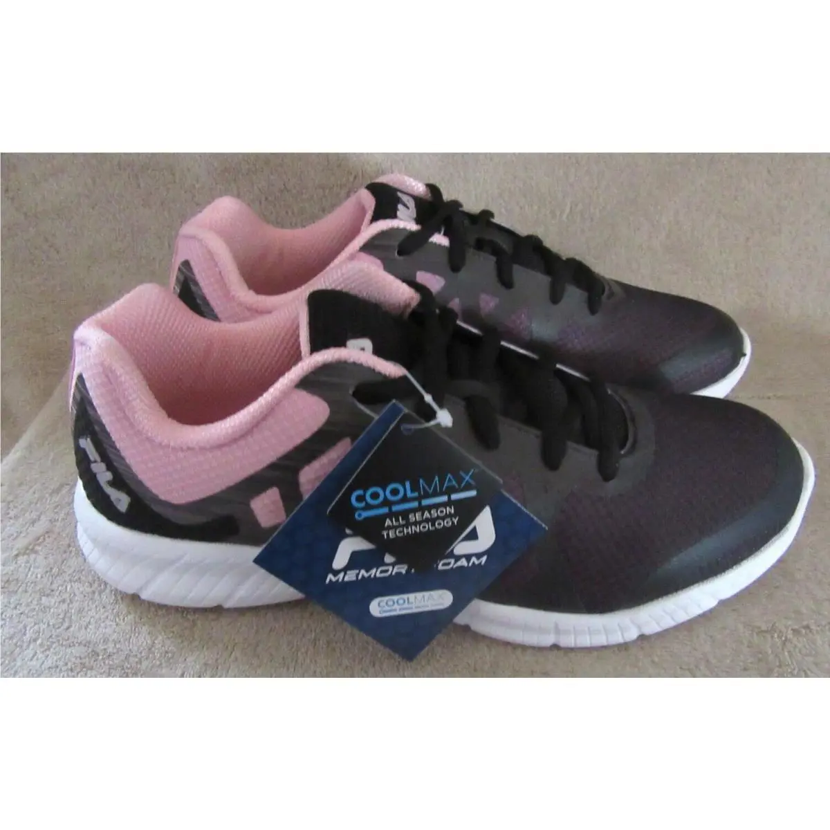Fila shoes - Fila Memory Fantom 4 - Memory Fantom - Black & Pink (UPC: 791272295422) 0
