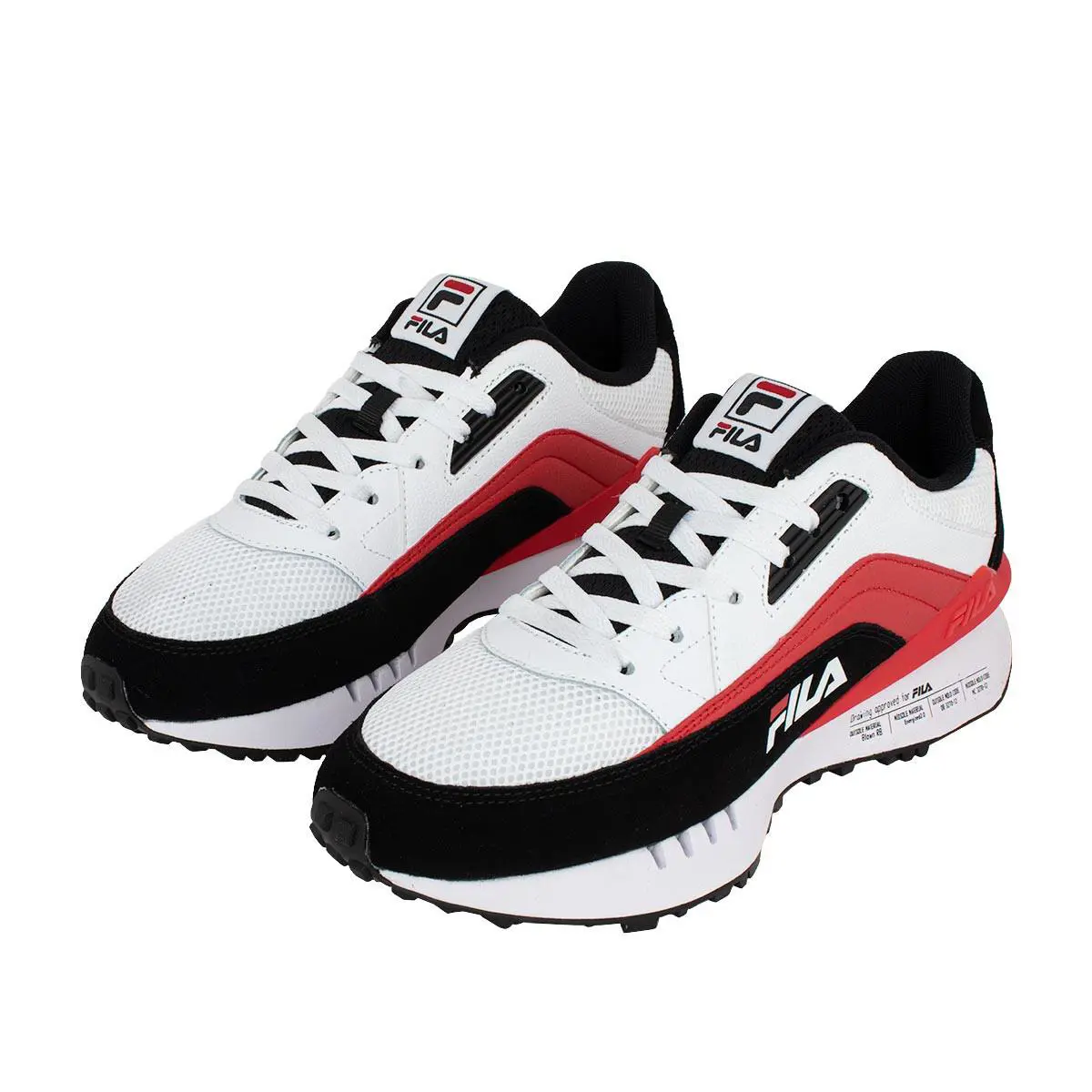 Fila shoes - WHITE/BLACK/RED 0