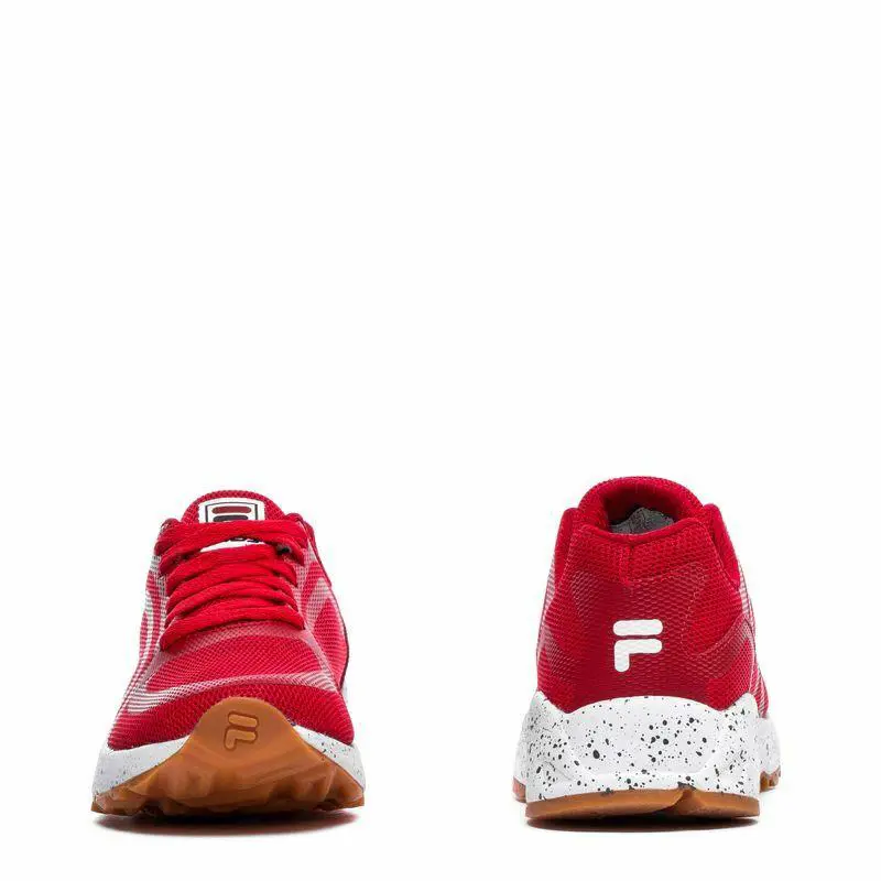 Fila shoes - Red/White/Gum 2
