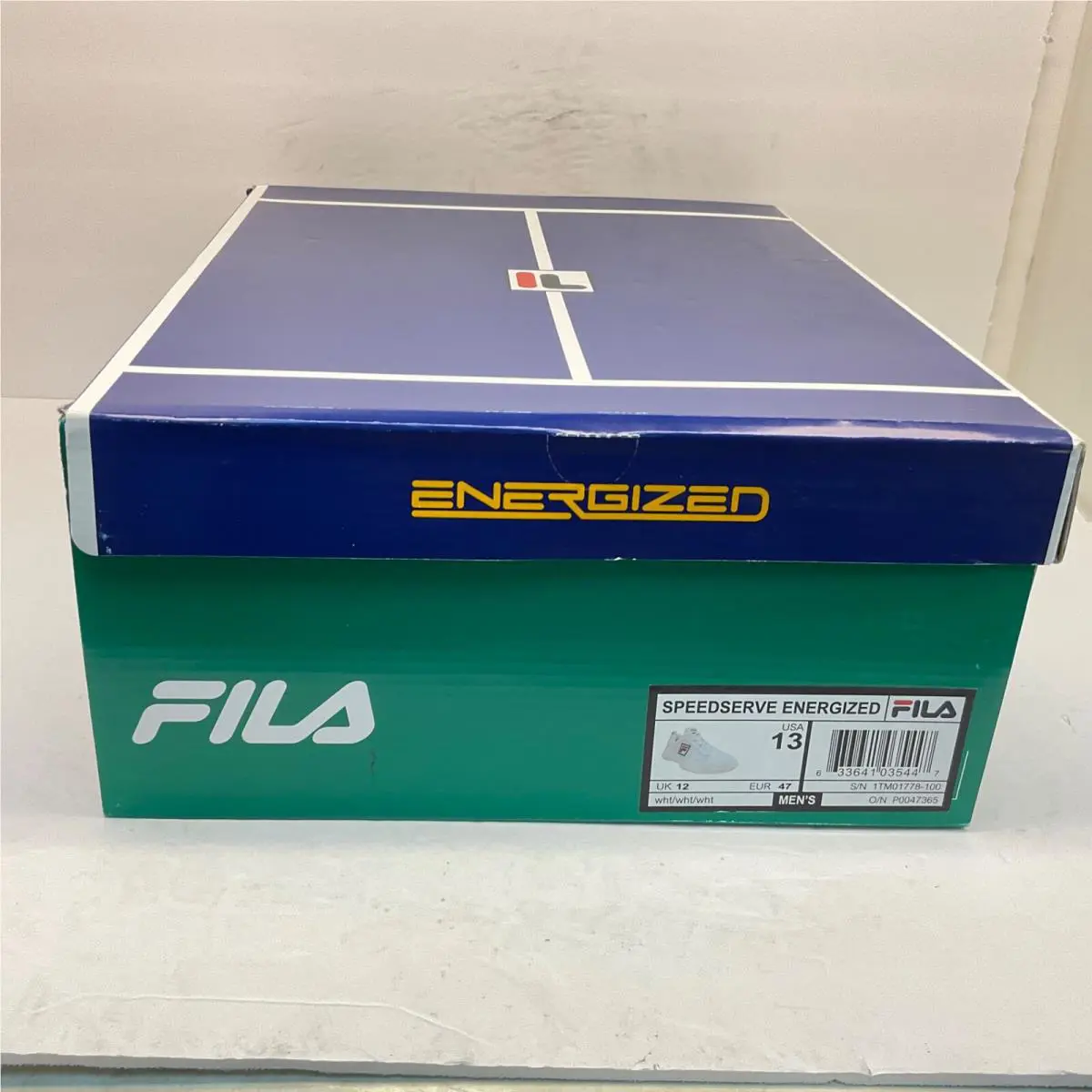 Fila shoes - Speedserve Energized - Speedserve Energized - 1TM01778-100 - White (UPC: 633641035447) 7