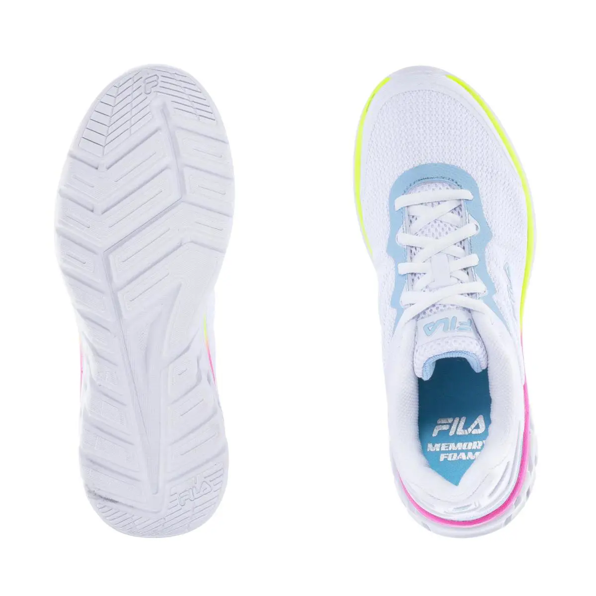 Fila shoes - White / Dream Blue / Metallic Silver - 5RM01367-109 3