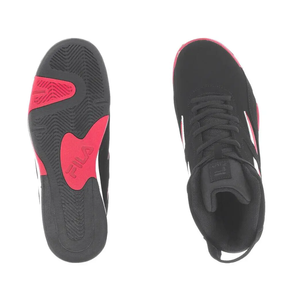 Fila shoes - Black/Fila Red/White - 1BM01250-014 3