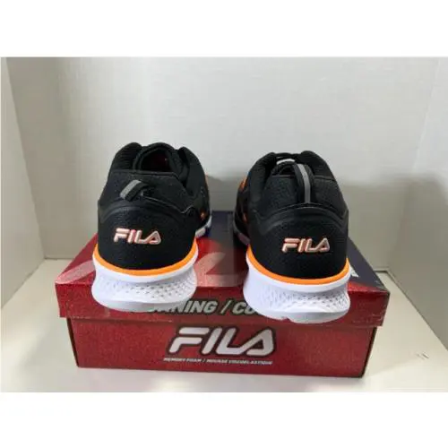 Fila shoes - BLACK/ORANGE 6