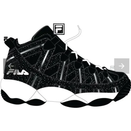 Fila shoes - FILA Spaghetti - Spaghetti - Black-White 1