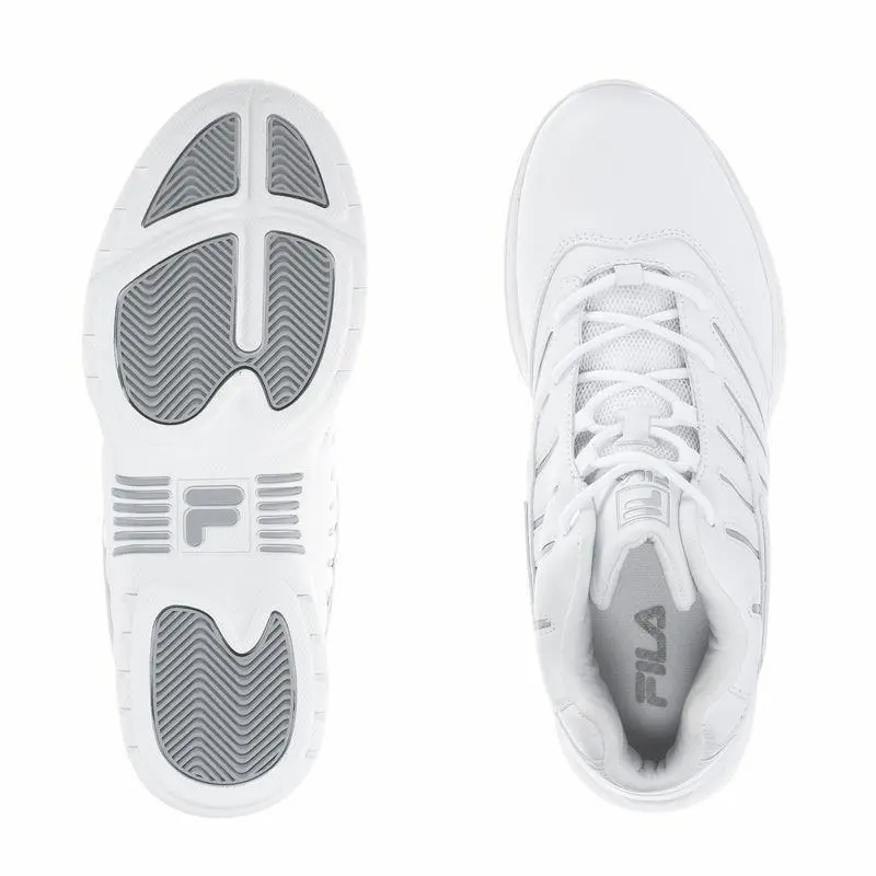 Fila shoes - White/White/Metallic Silver 3