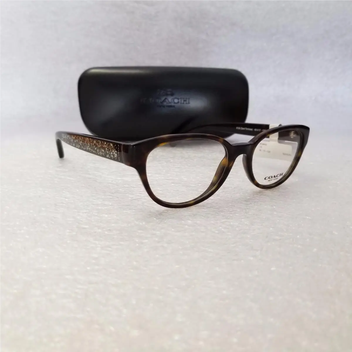 Coach 5120 Dark Tortoise Eyeglasses Glasses Frames 49-17-135 HC6069 Lenses