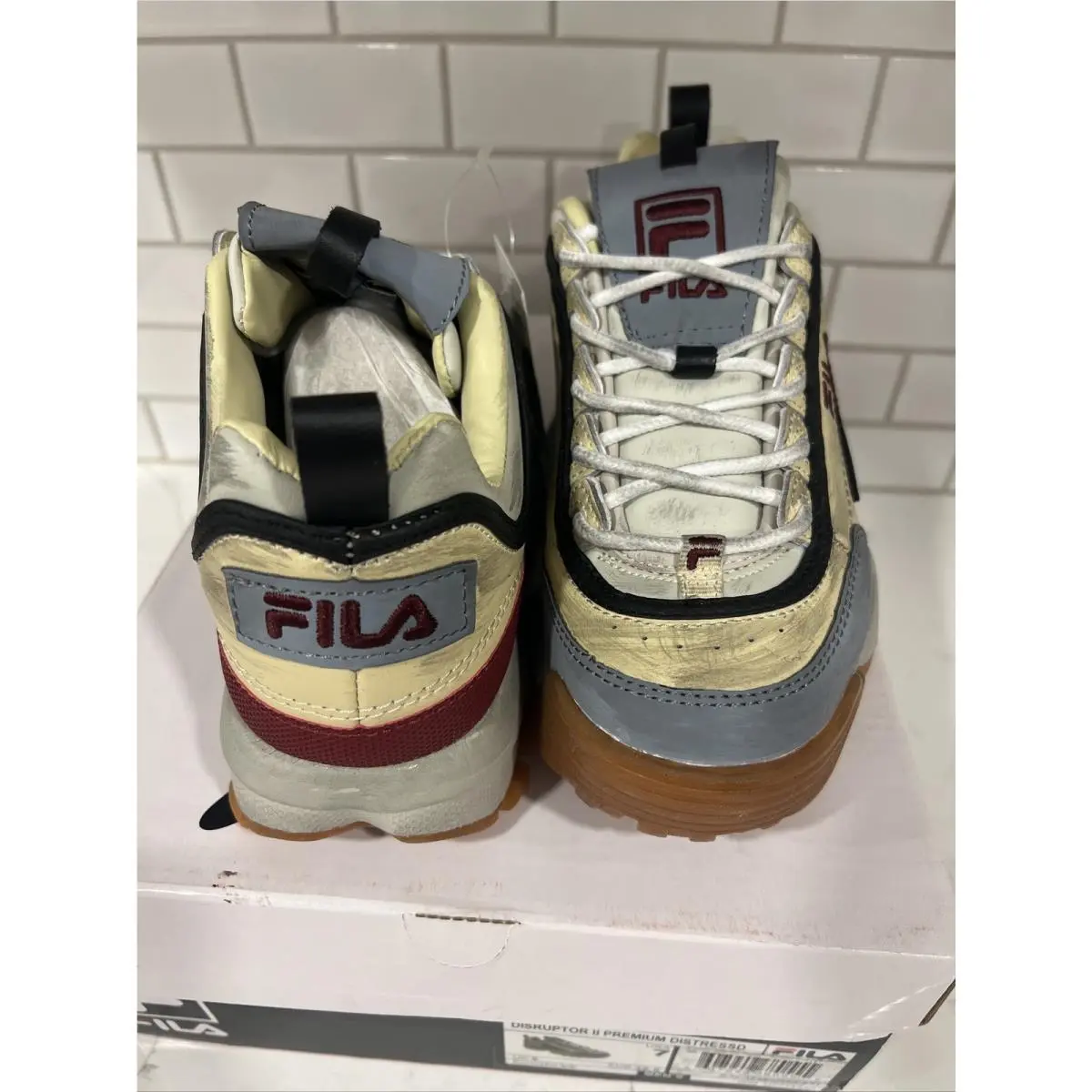 Fila shoes - Fila Disruptor 2 Premium - Disruptor Premium - 1FM00452-232 - Beige 4