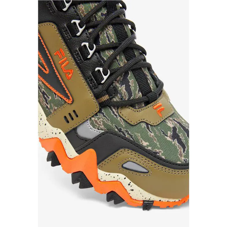 Fila shoes - CAMOUFLAGE/BLACK/ORANGE 2