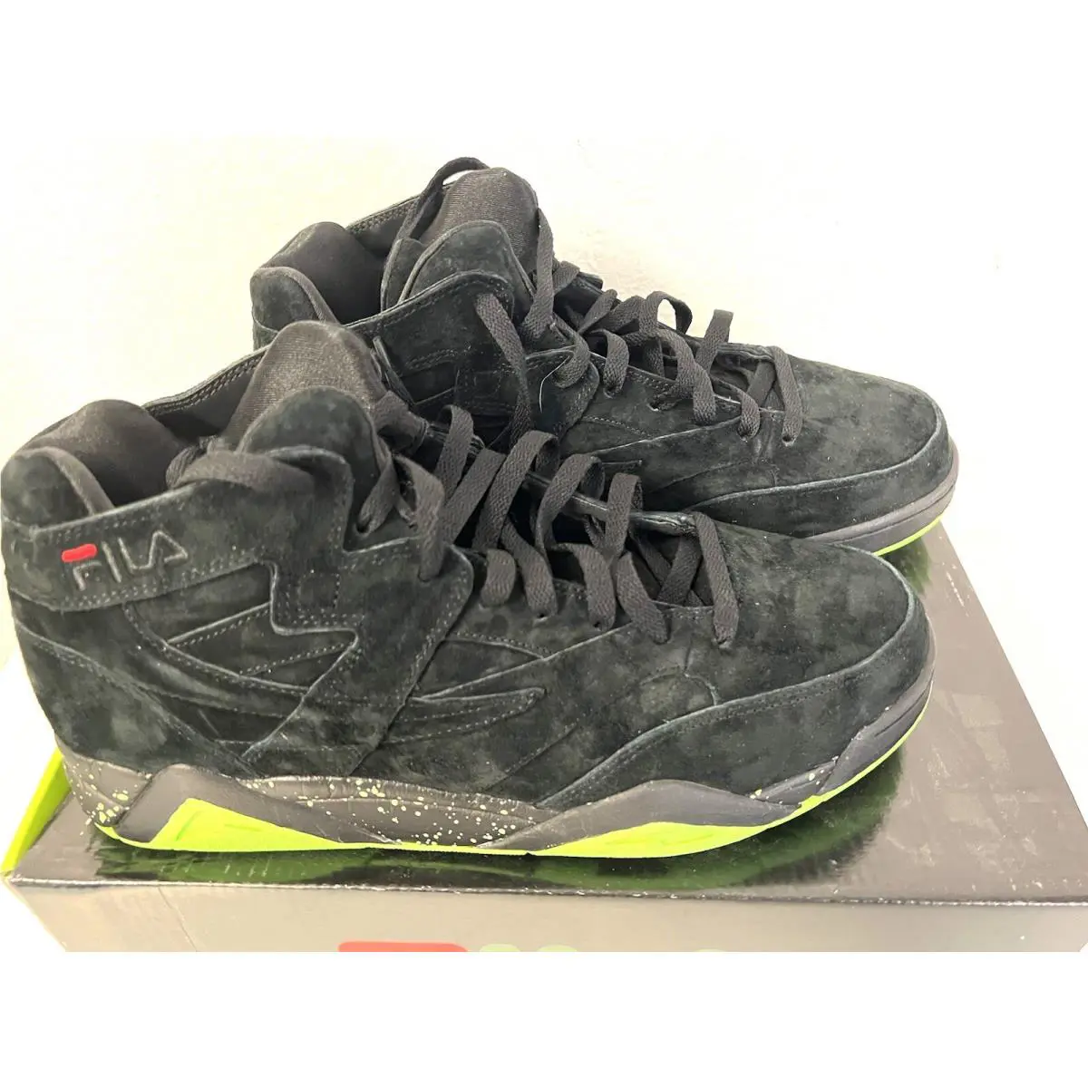 Fila shoes - FILA M Squad ( Mountain Dew ) - Green blue whites blacks black green 8