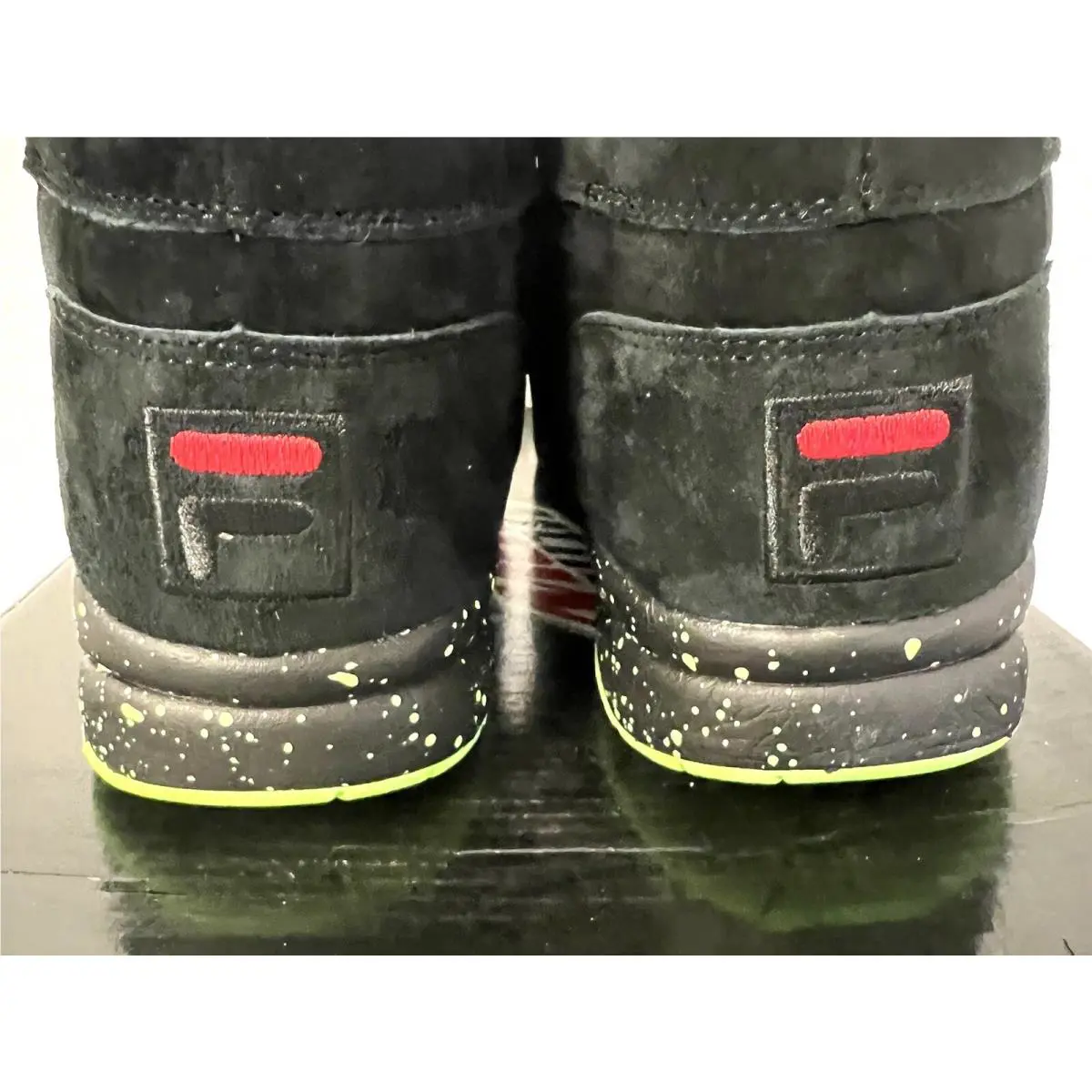 Fila shoes - FILA M Squad ( Mountain Dew ) - Green blue whites blacks black green 9