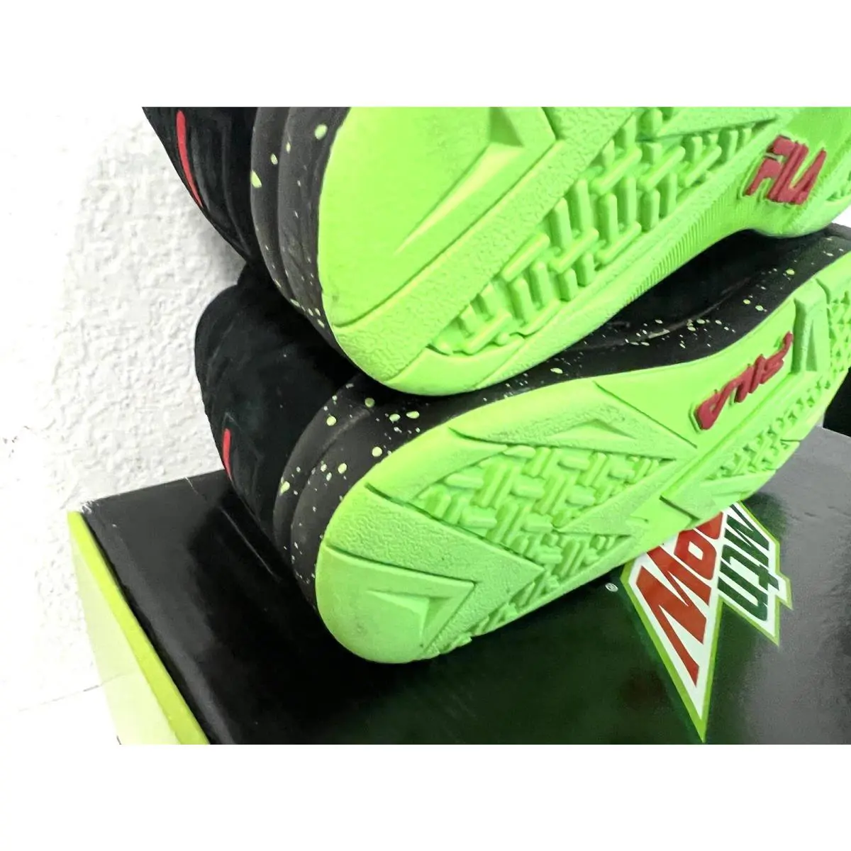 Fila shoes - FILA M Squad ( Mountain Dew ) - Green blue whites blacks black green 16