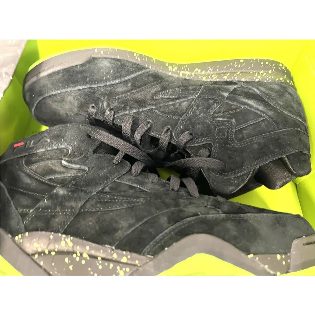 Fila shoes - FILA M Squad ( Mountain Dew ) - Green blue whites blacks black green 1