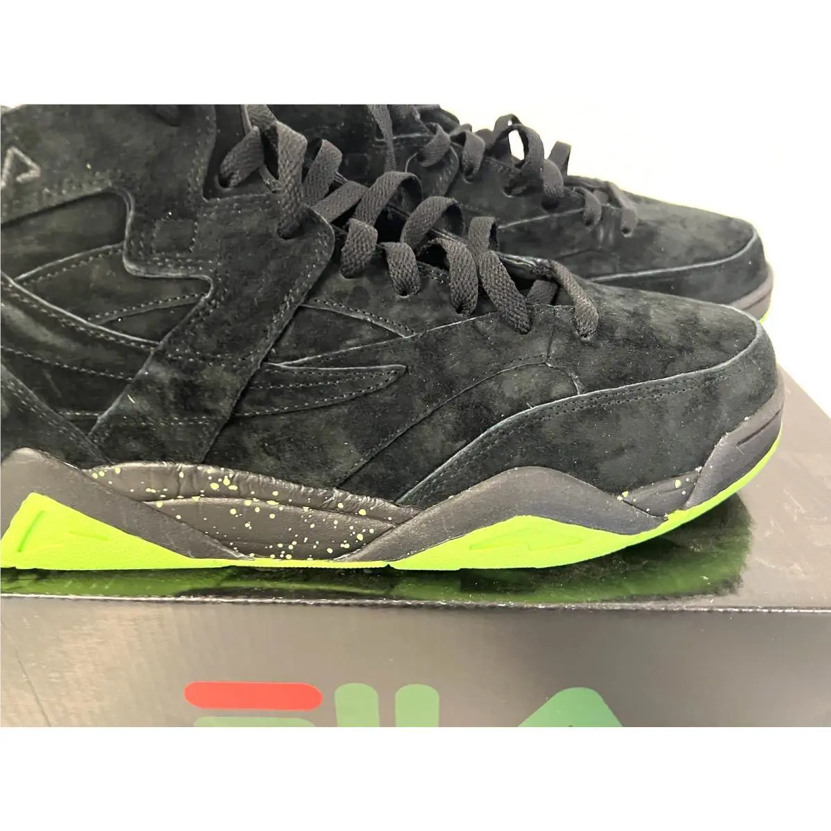 Fila shoes - FILA M Squad ( Mountain Dew ) - Green blue whites blacks black green 7