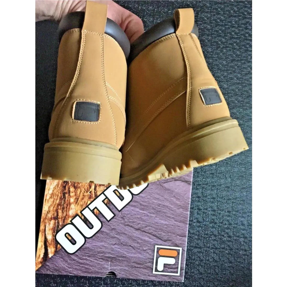 Fila shoes - FILA EDGEWATER 12  (Men’s Size 13) - Wheat/Gum (UPC: 731616002590) 2