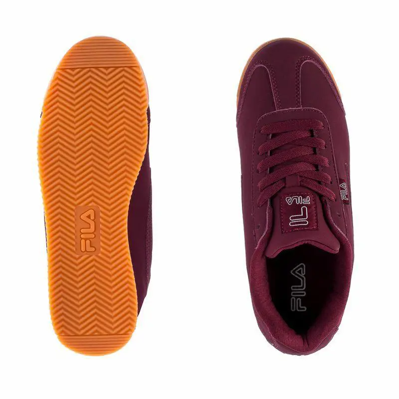 Fila shoes - Tawny Port/Silver/Gum 3
