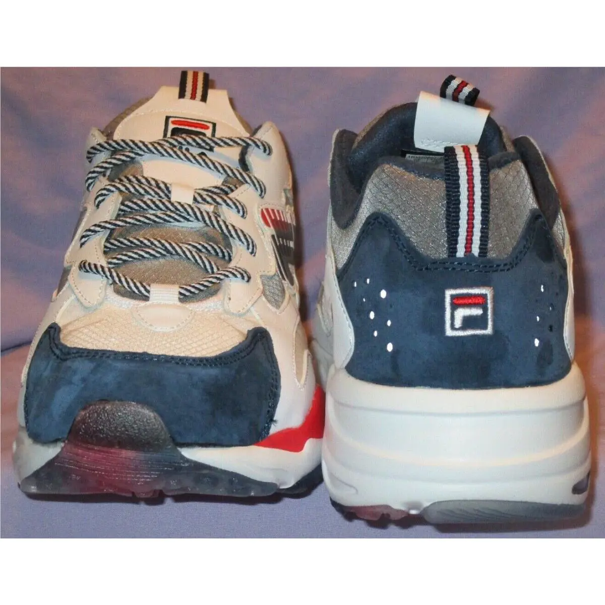 Fila shoes - white, Manufacturer: Fnvy/wht/red (UPC: 633641950740) 3