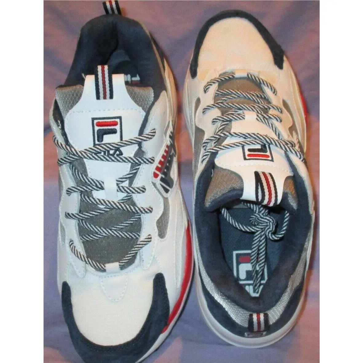 Fila shoes - white, Manufacturer: Fnvy/wht/red (UPC: 633641950740) 4