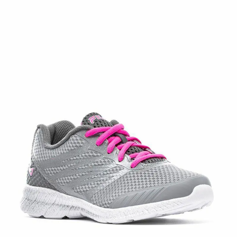 Fila Fantom Low Trainer Sports Unisex Men Size 7 = Women Size 8.5 Shoes Grey - Highrise Grey/Sugar Plum - 3RM00962-262
