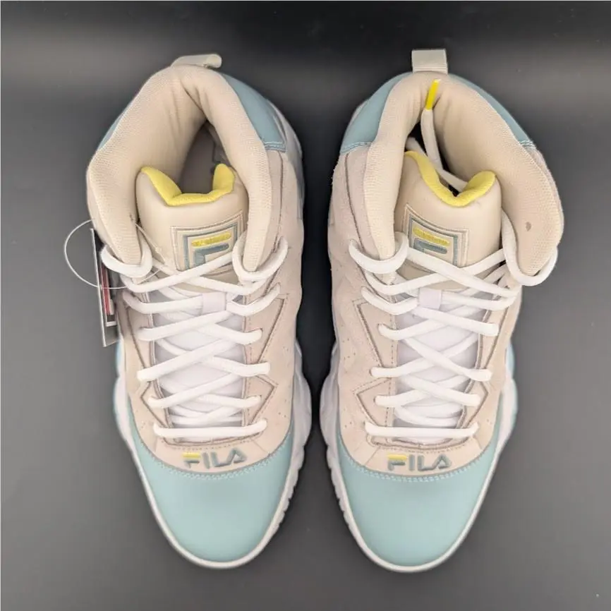 Fila shoes - FILA MB - 1BM01866-107 - White / Teal / Yellow (UPC: 791273923003) 9