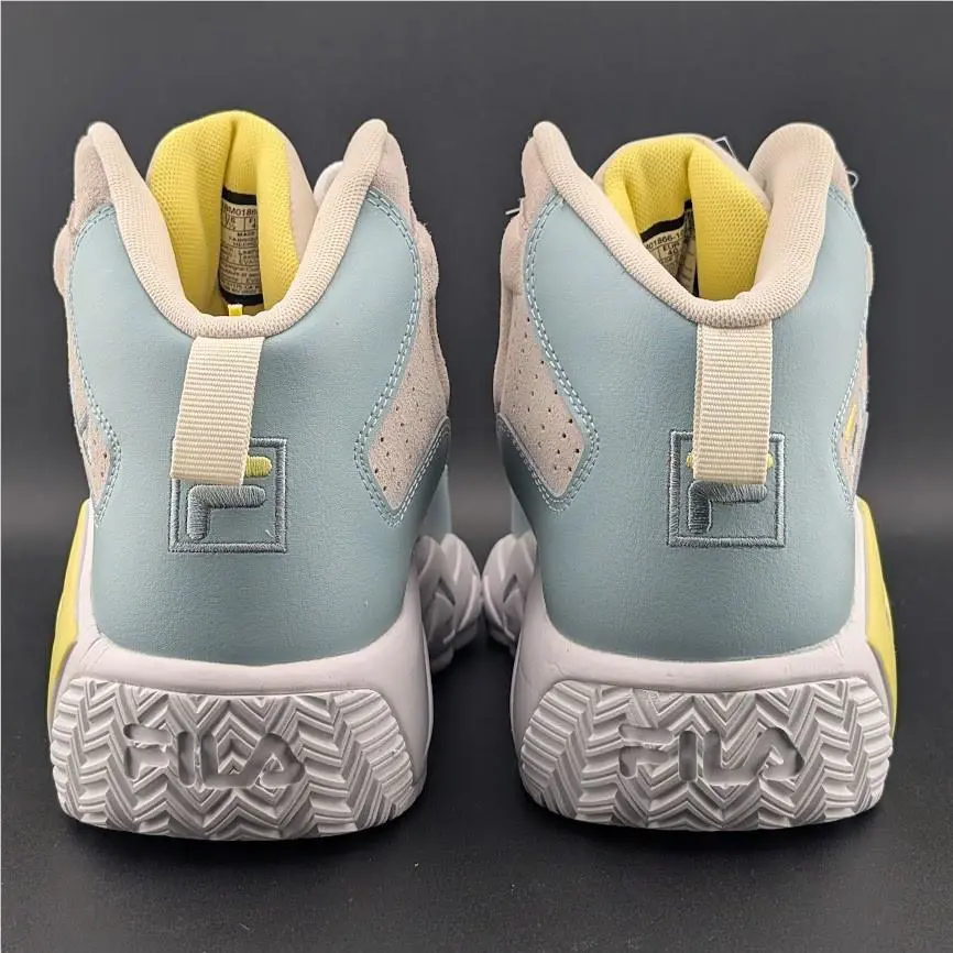 Fila shoes - FILA MB - 1BM01866-107 - White / Teal / Yellow (UPC: 791273923003) 2